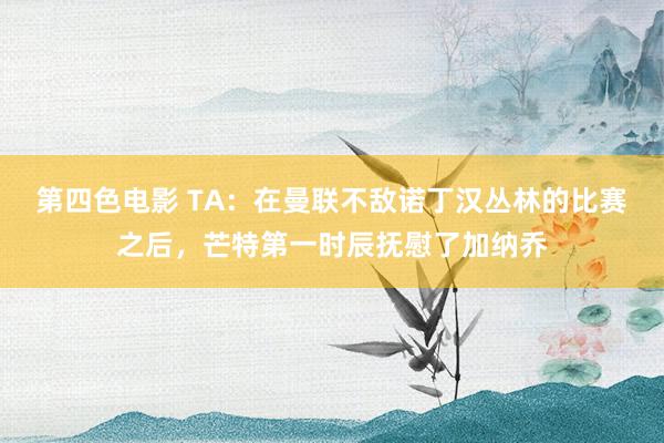 第四色电影 TA：在曼联不敌诺丁汉丛林的比赛之后，芒特第一时辰抚慰了加纳乔
